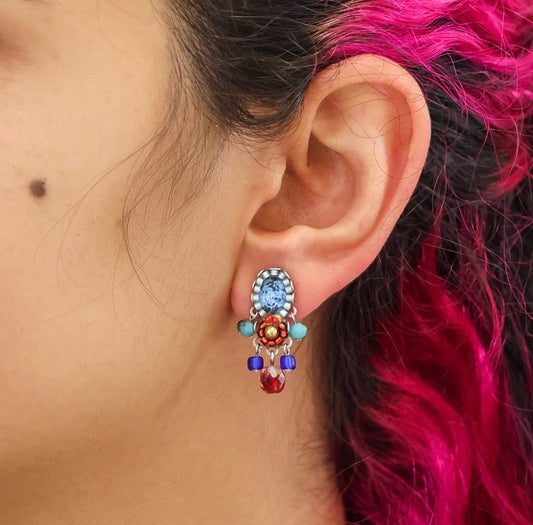 OCEAN STUD EARRINGS - HEATWAVE SET