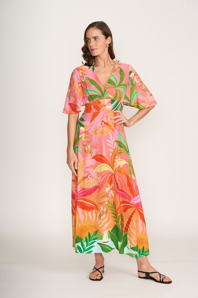 RACE FAVOURITE DRESS - SUN-KISSED