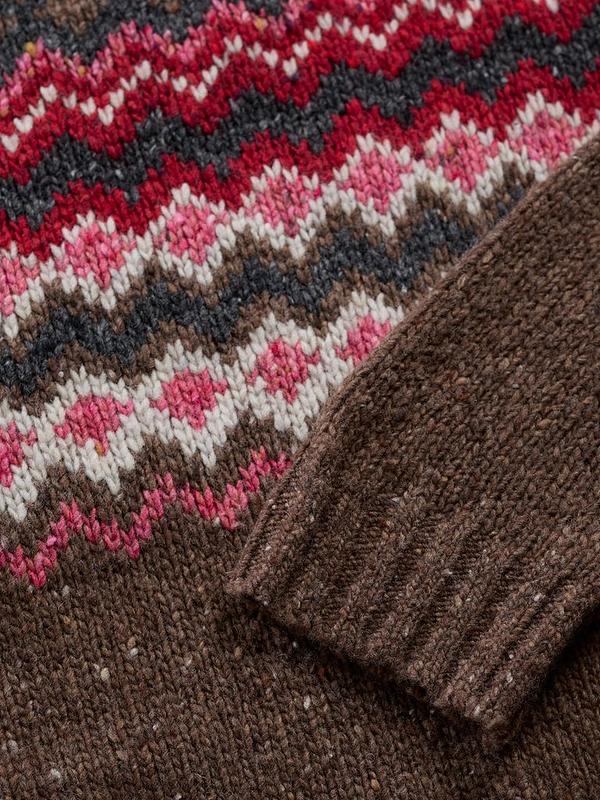 GOLDEN LIGHT JUMPER - SONATA GULLY RED SAIL MIX