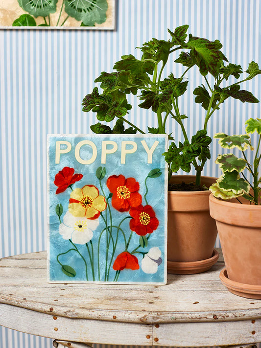 MARKET WALL ART - POPPY