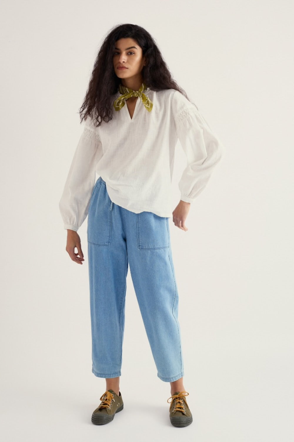 SHOLL TROUSER - MID WASH