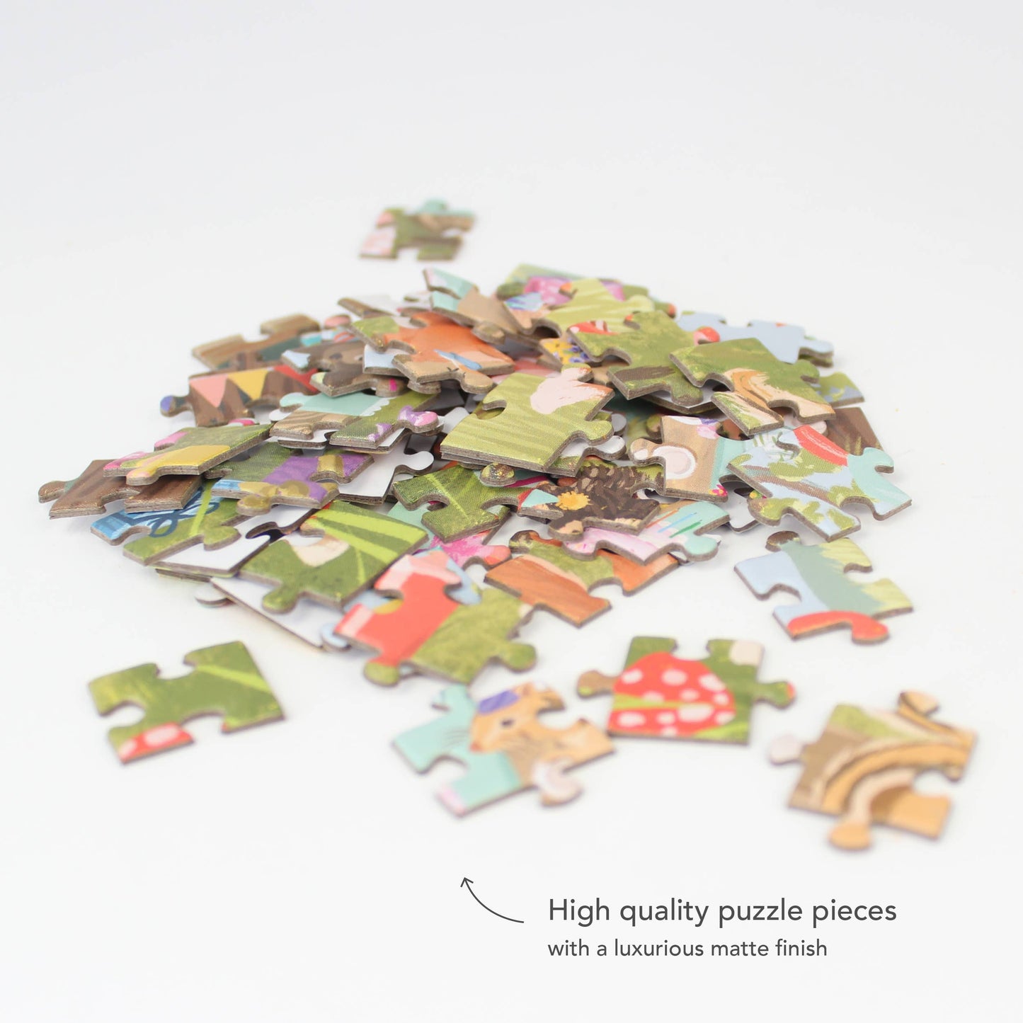 PUZZLE GREETING CARD - WOODLAND PARTY