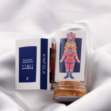 Load image into Gallery viewer, NUTCRACKER DIAMOND CUT SILVER HEART EARRINGS