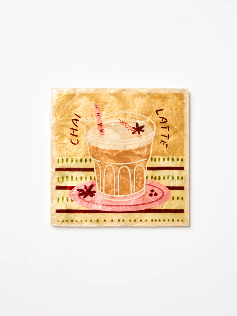 BARISTA WALL ART - CHAI LATTE