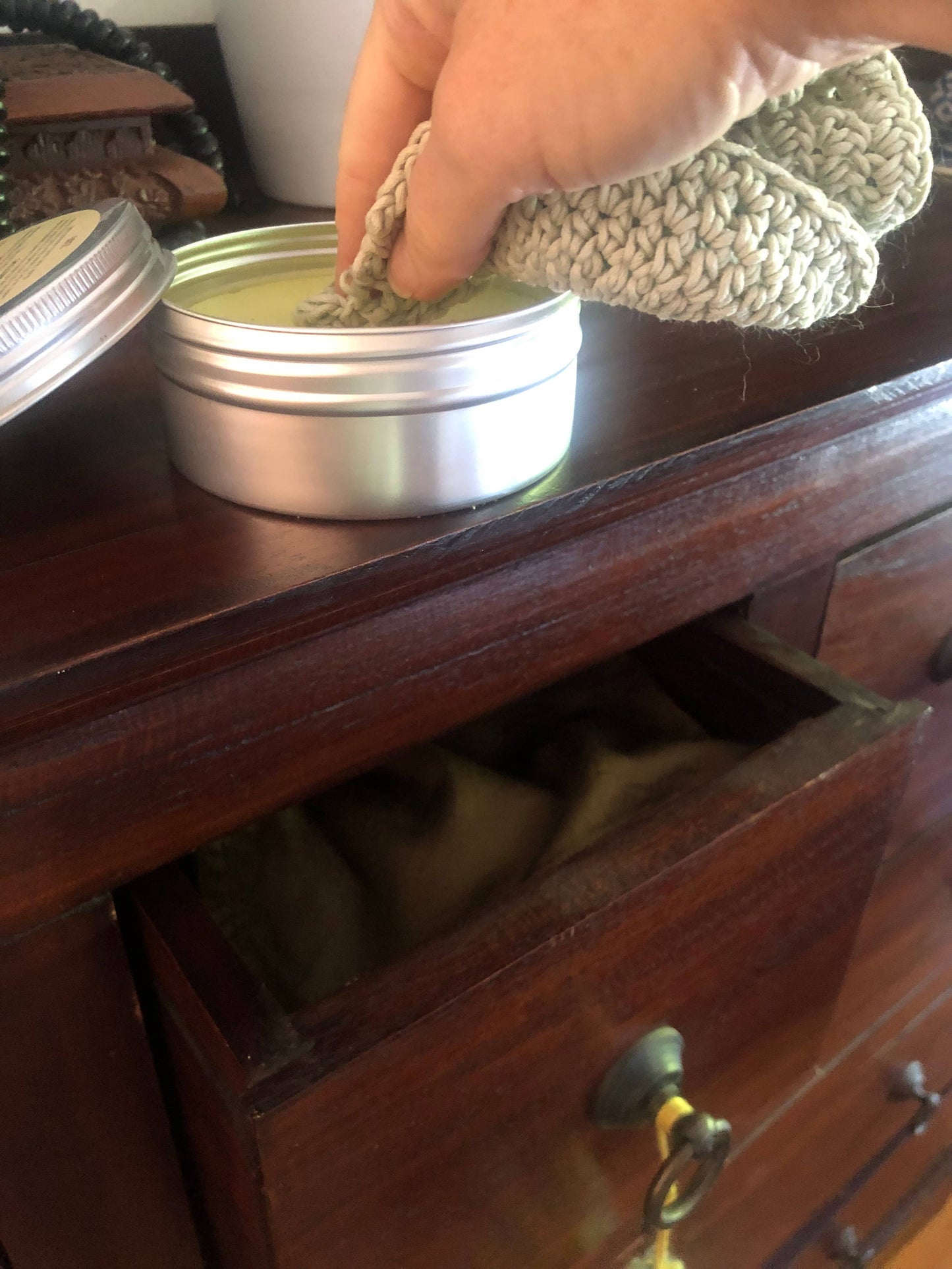 WARM SPICE ORGANIC BEESWAX LEATHER & WOOD CONDITIONER 250G