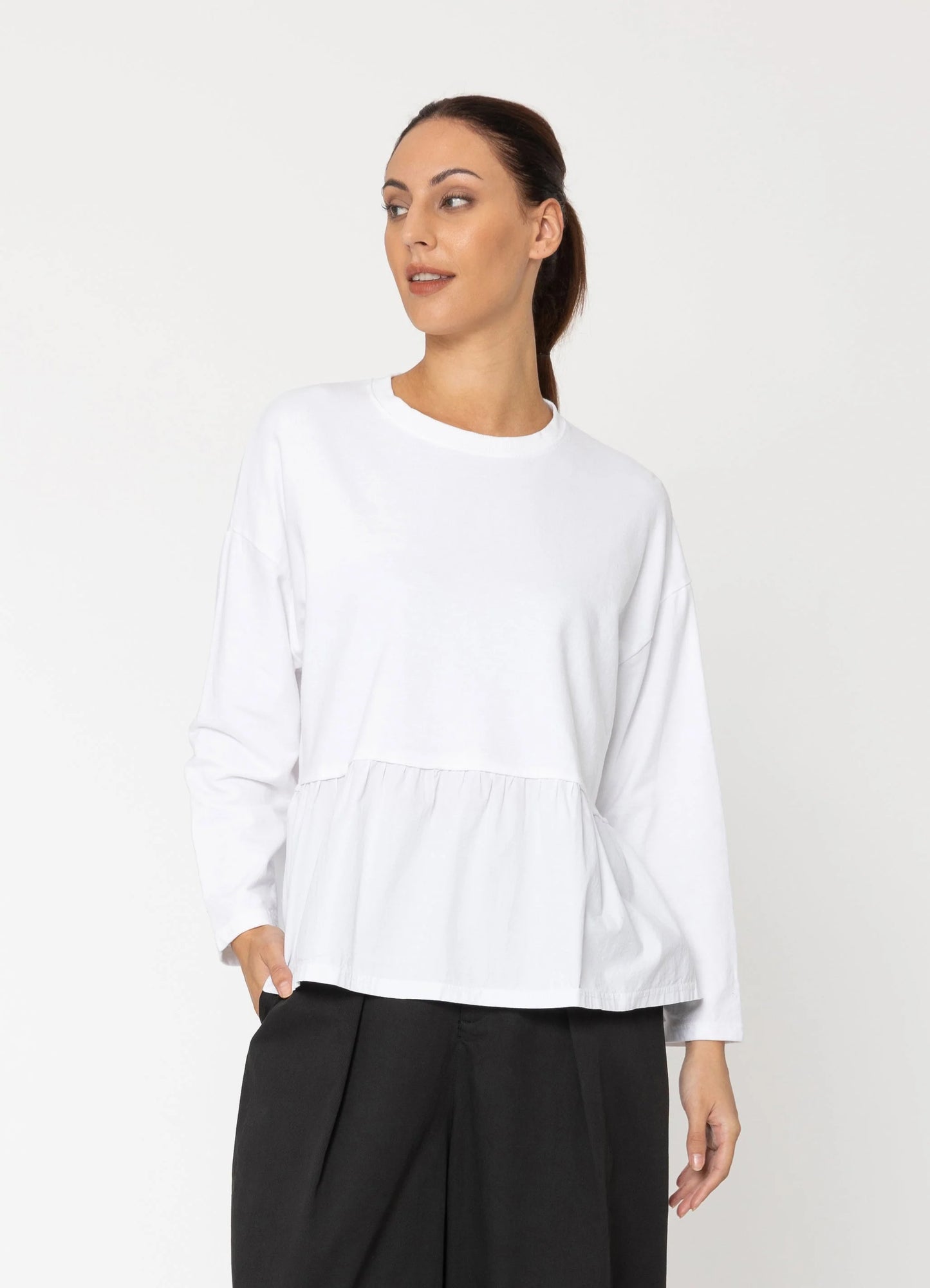 MELLEN TOP - WHITE