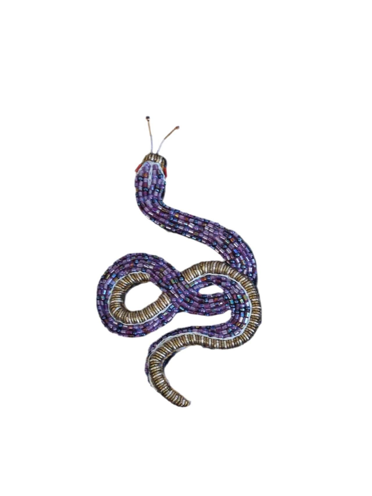BROOCH - AMETHYST SNAKE