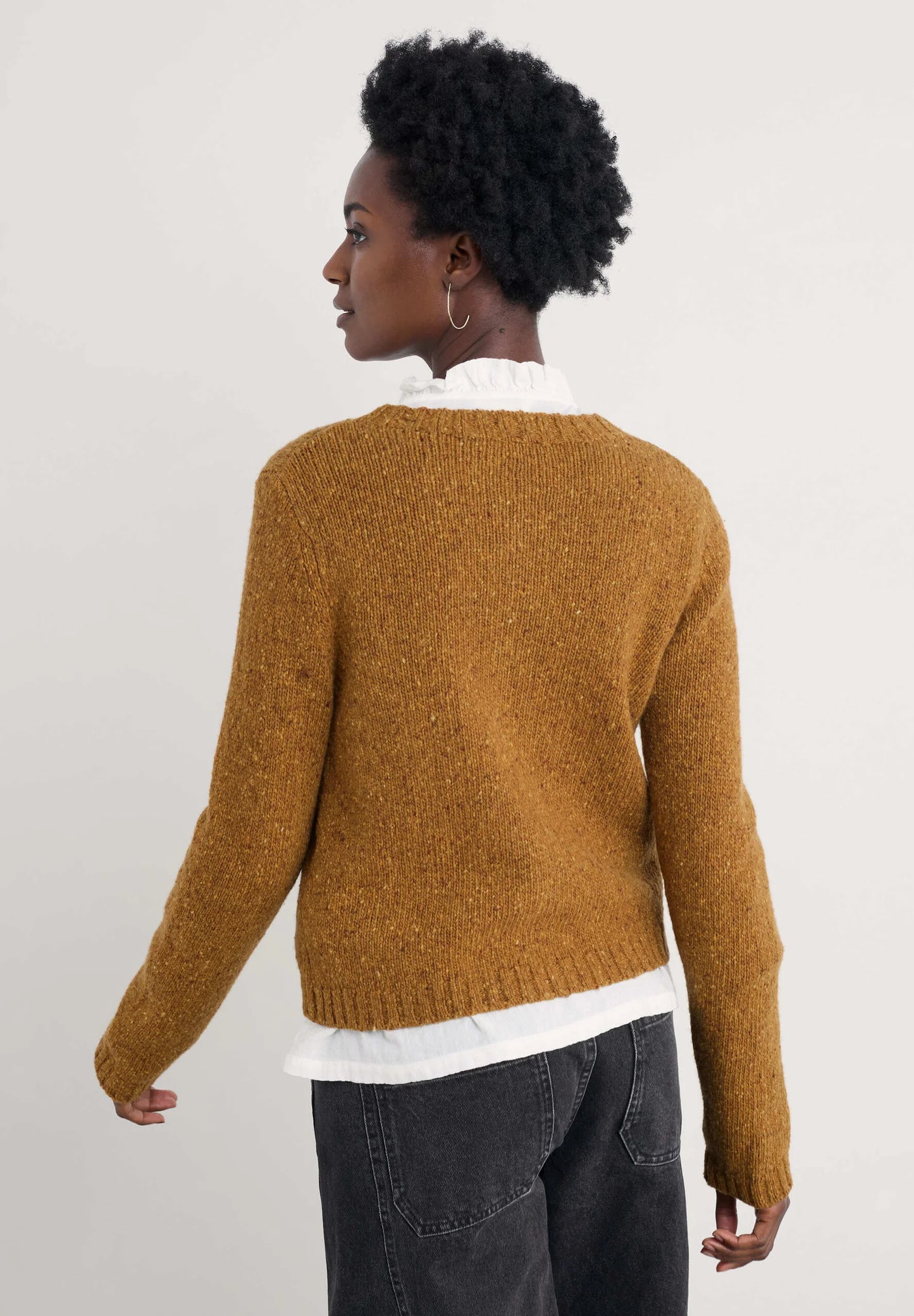 DAWSON PICK MERINO CARDIGAN - MARSHLAND