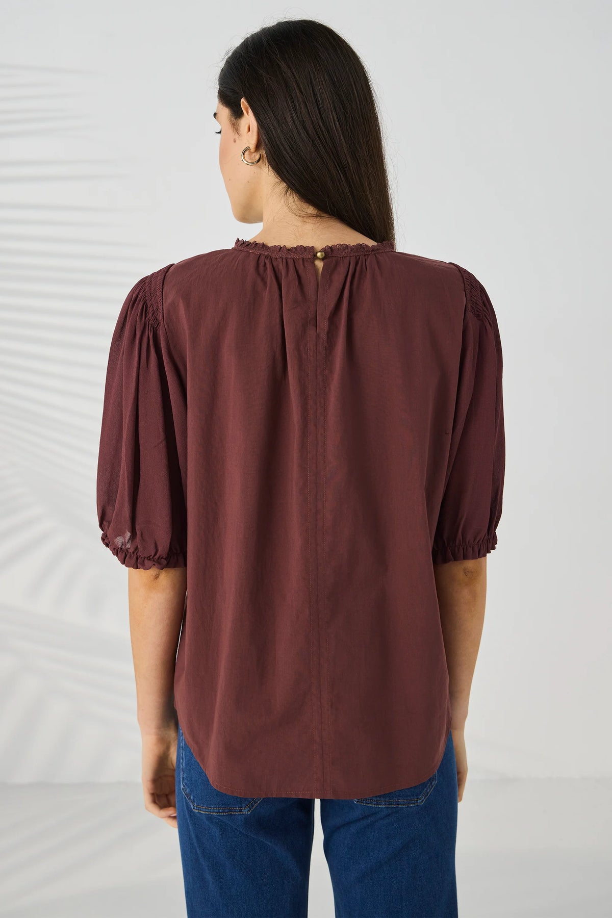 CHANTILLY TOP - BERRY