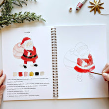 Load image into Gallery viewer, CHRISTMAS WATERCOLOUR WORKBOOK
