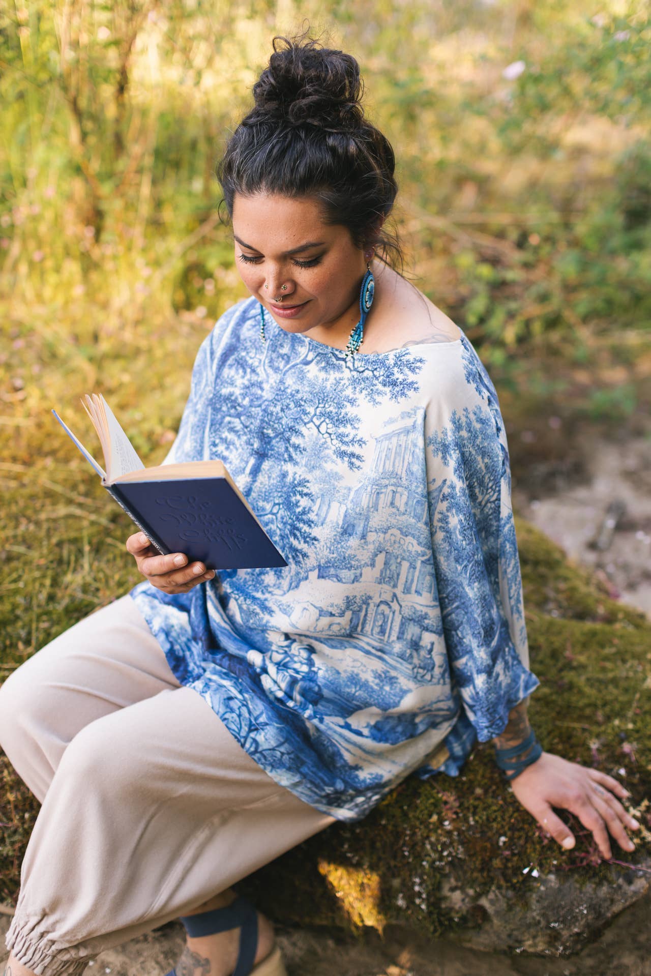 LET THE LIGHT IN BAMBOO LUX TEE TUNIC SHIRT