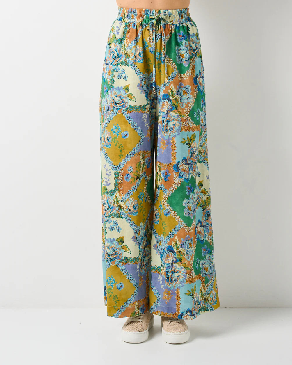 VERMONT PANT - PEONY PATCHWORK