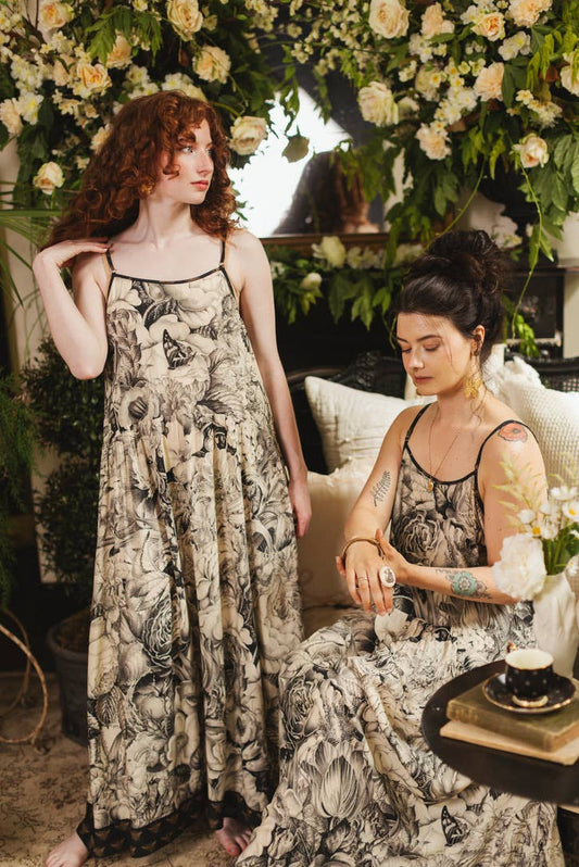 HONEY & THE MOON BOHÉME MAXI SLIP DRESS
