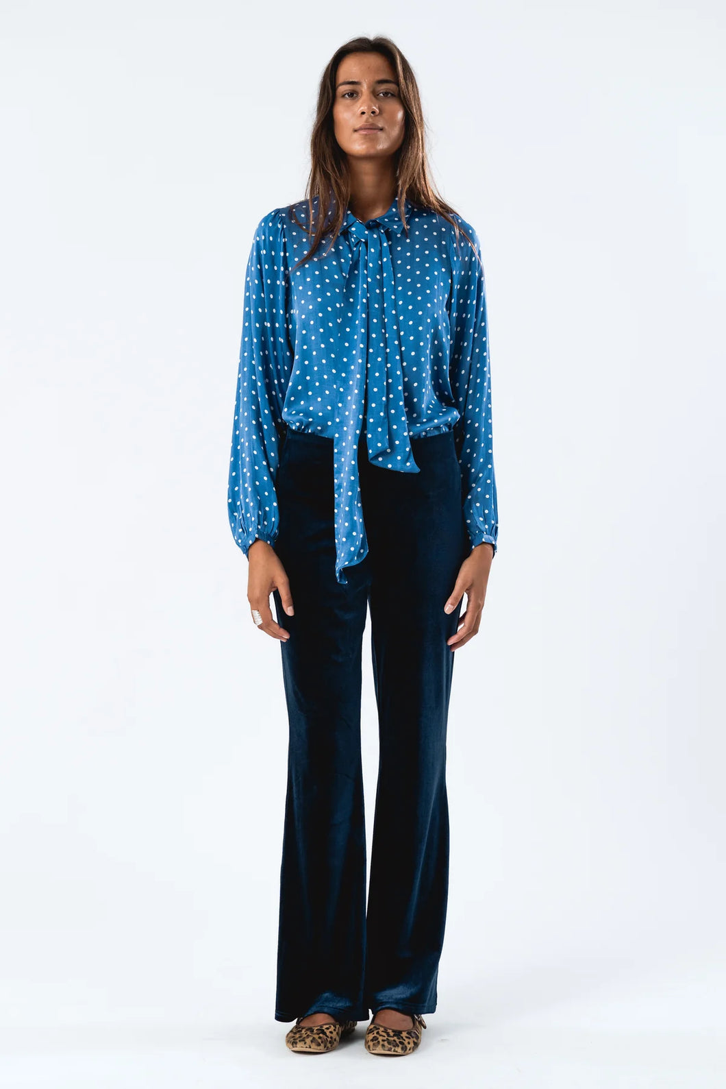 ELLIE SHIRT - DOT PRINT