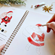 Load image into Gallery viewer, CHRISTMAS WATERCOLOUR WORKBOOK