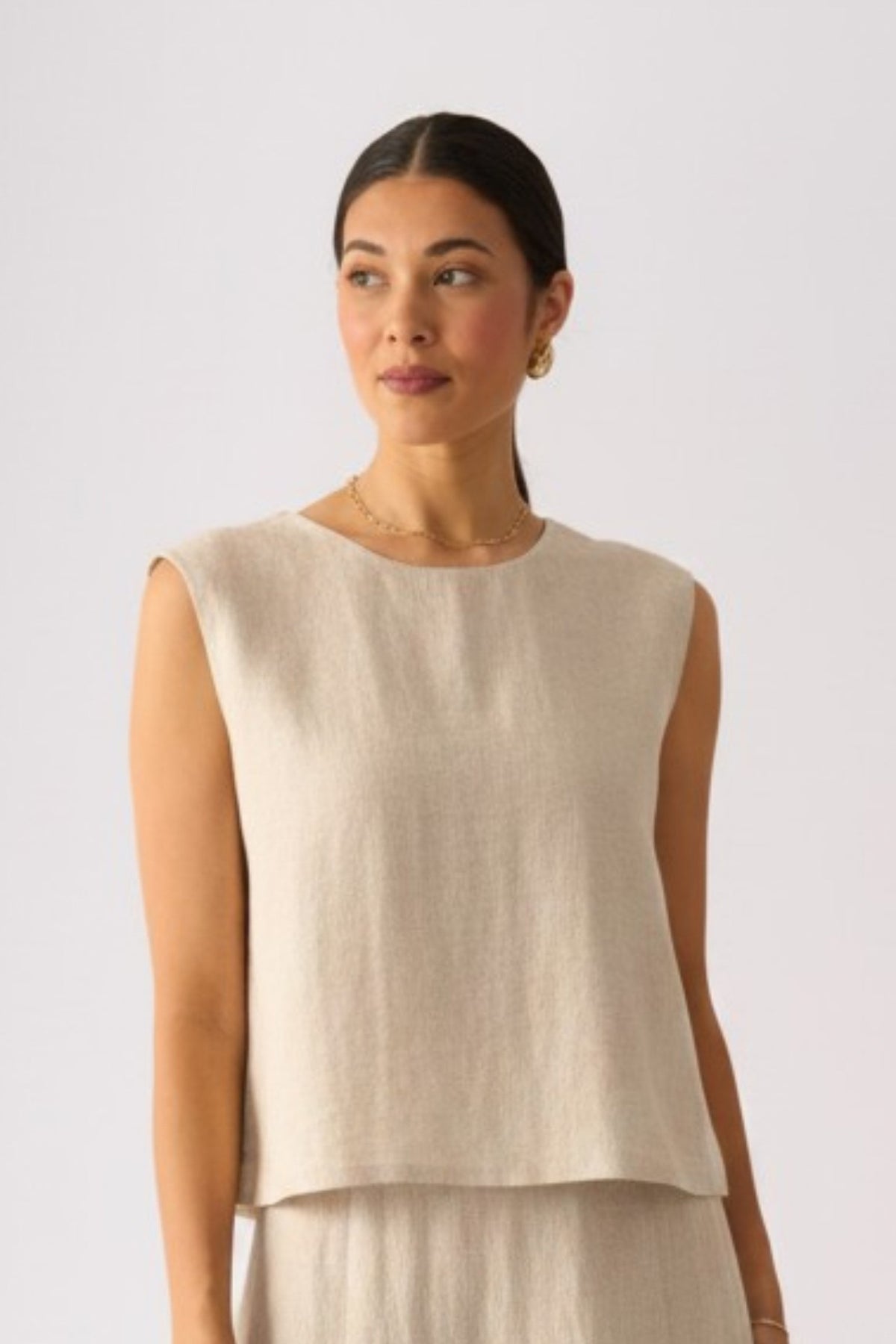 IT’S ONLY NATURAL TOP - METALLIC