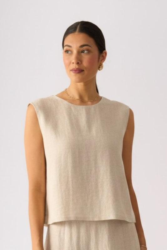 IT’S ONLY NATURAL TOP - METALLIC