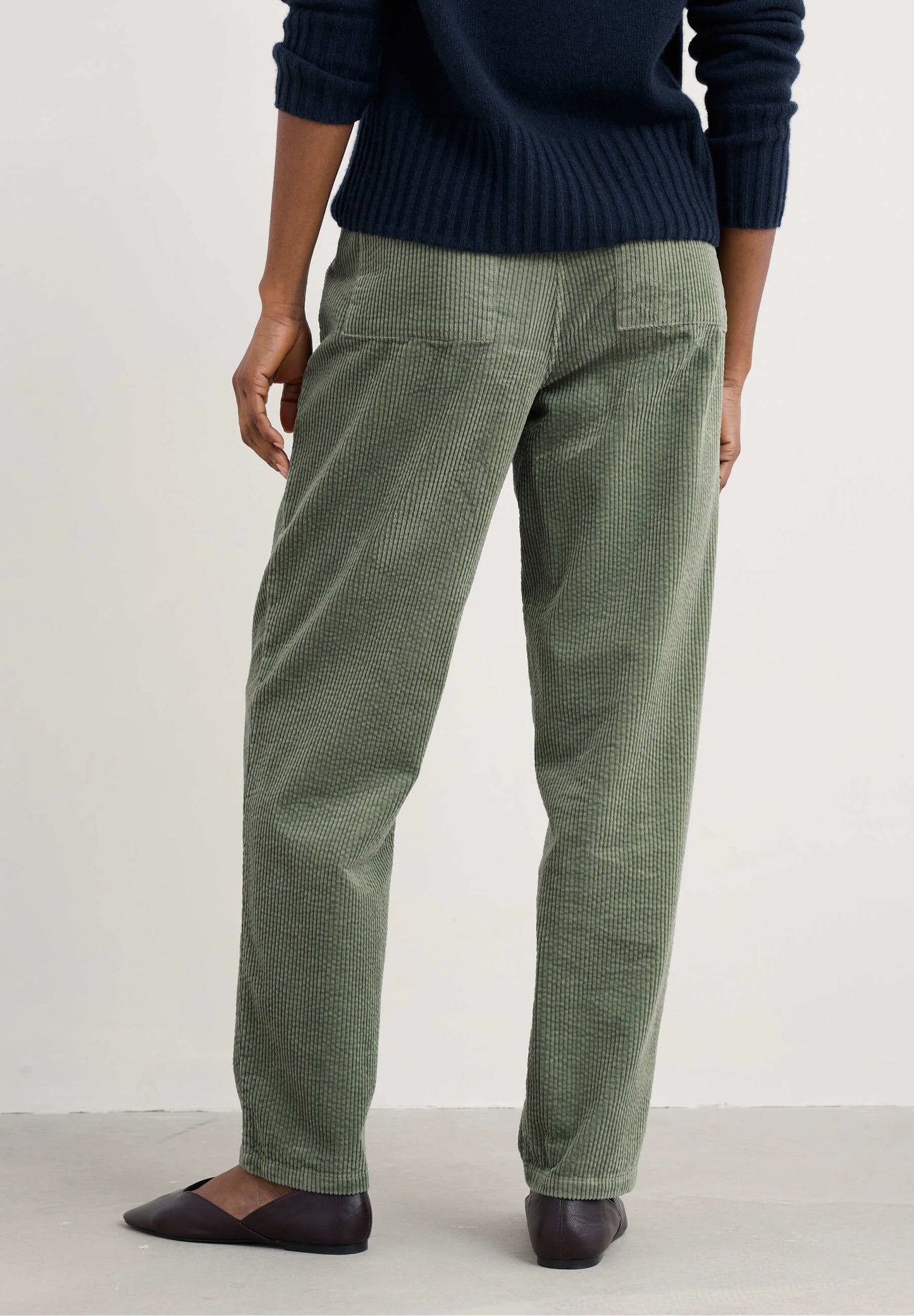 TRETHORNES TROUSER - DUSKY GREEN