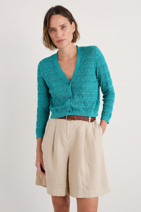 SWEET DAY CARDIGAN - AZURITE