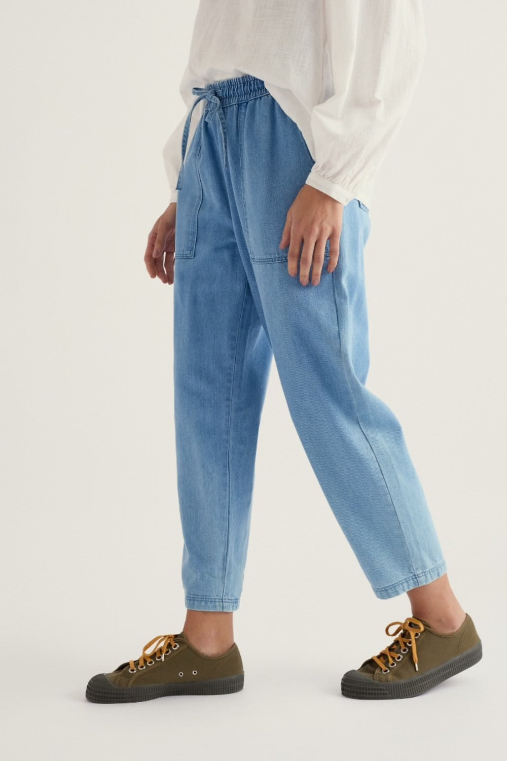 SHOLL TROUSER - MID WASH