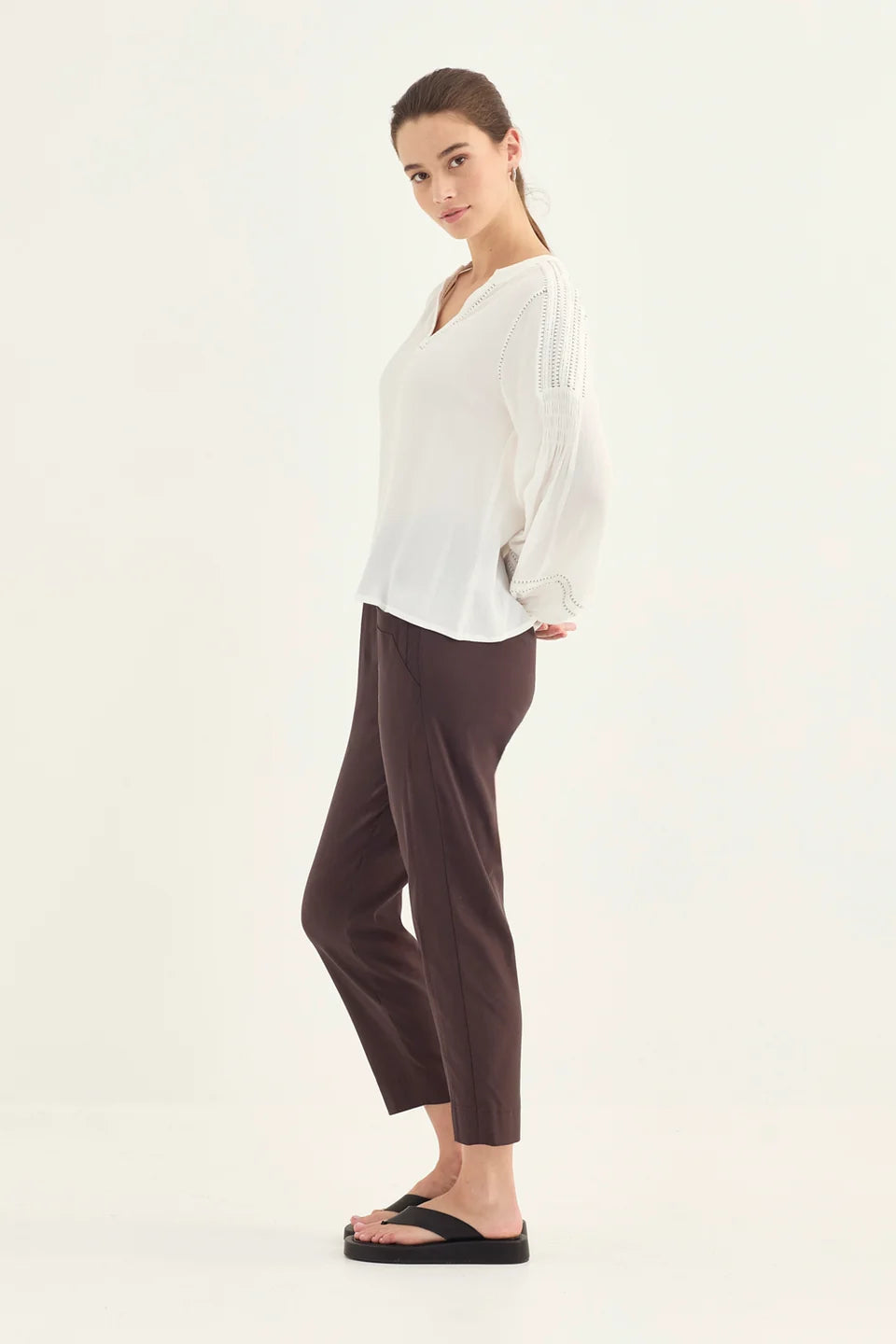 MYRA BLOUSE - CHALK