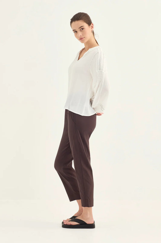 MYRA BLOUSE - CHALK