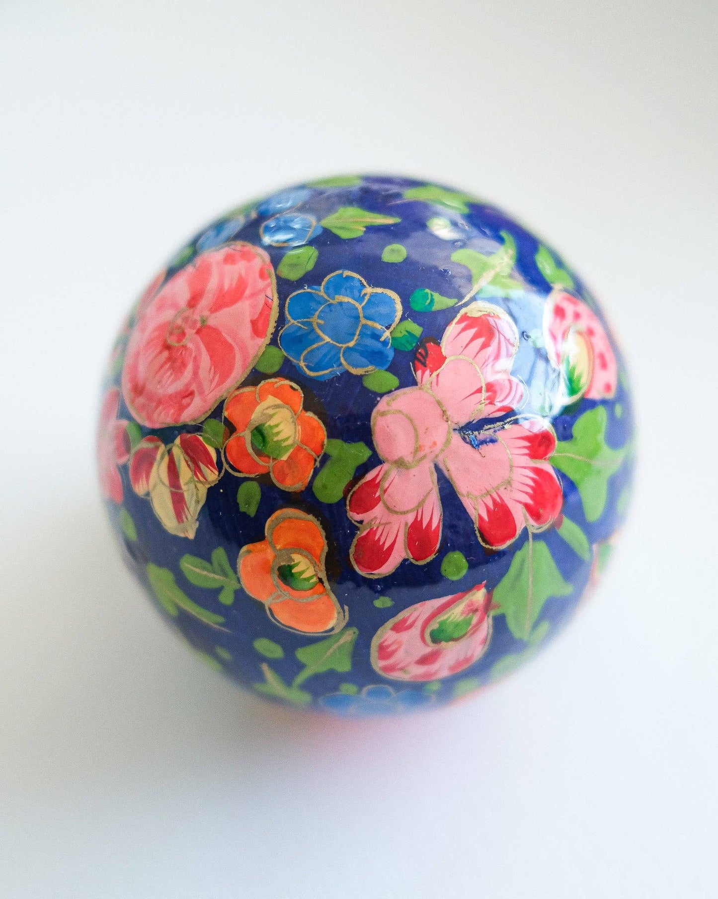 DARK BLUE BLOSSOMS BAUBLE