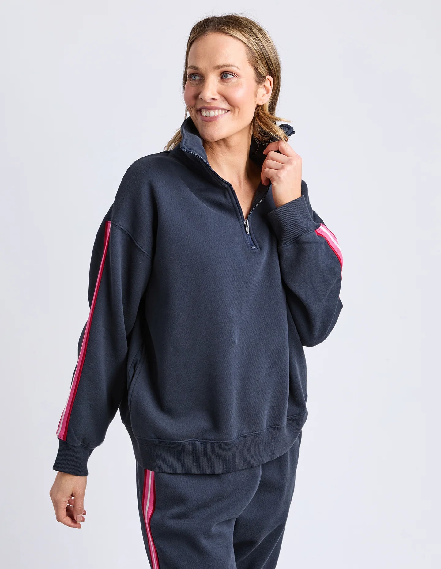 LOVER 1/4 ZIP - NAVY