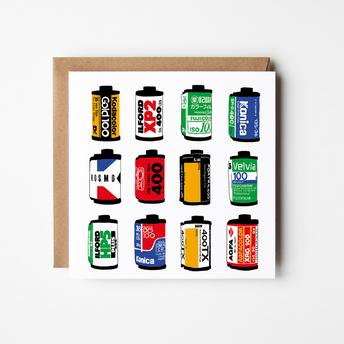 FILMS - BLANK GREETINGS CARD