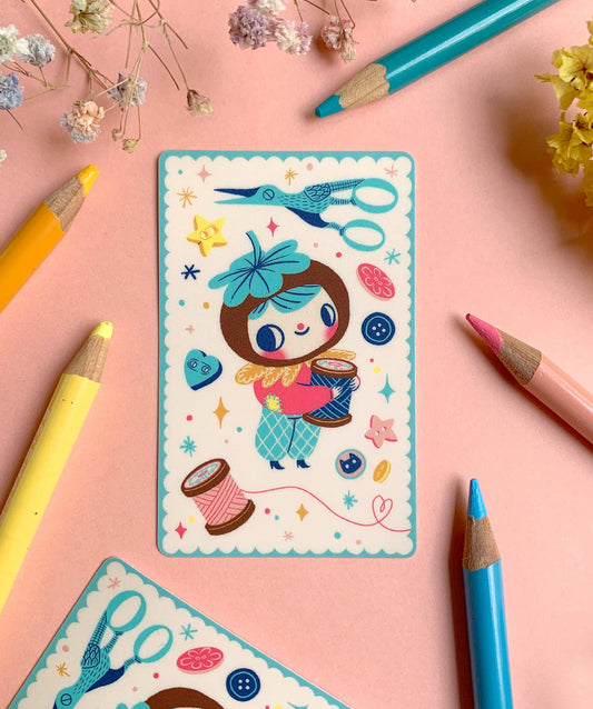 CRAFT CUTIE TRAVEL CARD STICKER