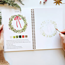 Load image into Gallery viewer, CHRISTMAS WATERCOLOUR WORKBOOK