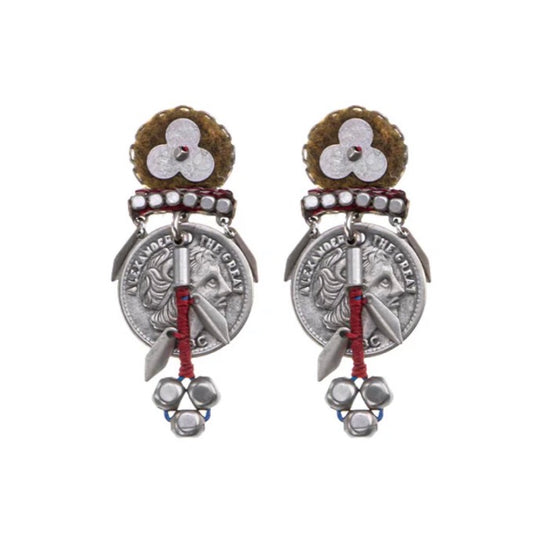 BRONZE METAL EARRINGS - TWINKLE SET