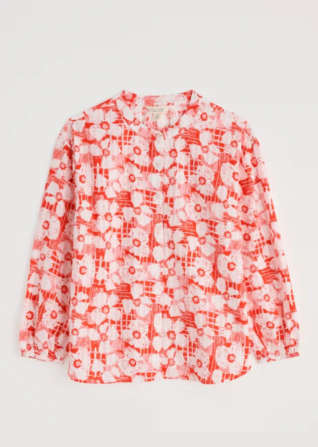 RADIANCE SHIRT - PATCHWORK BLOOM CHALK