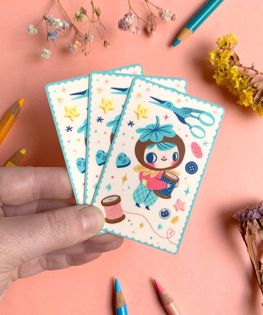 CRAFT CUTIE TRAVEL CARD STICKER