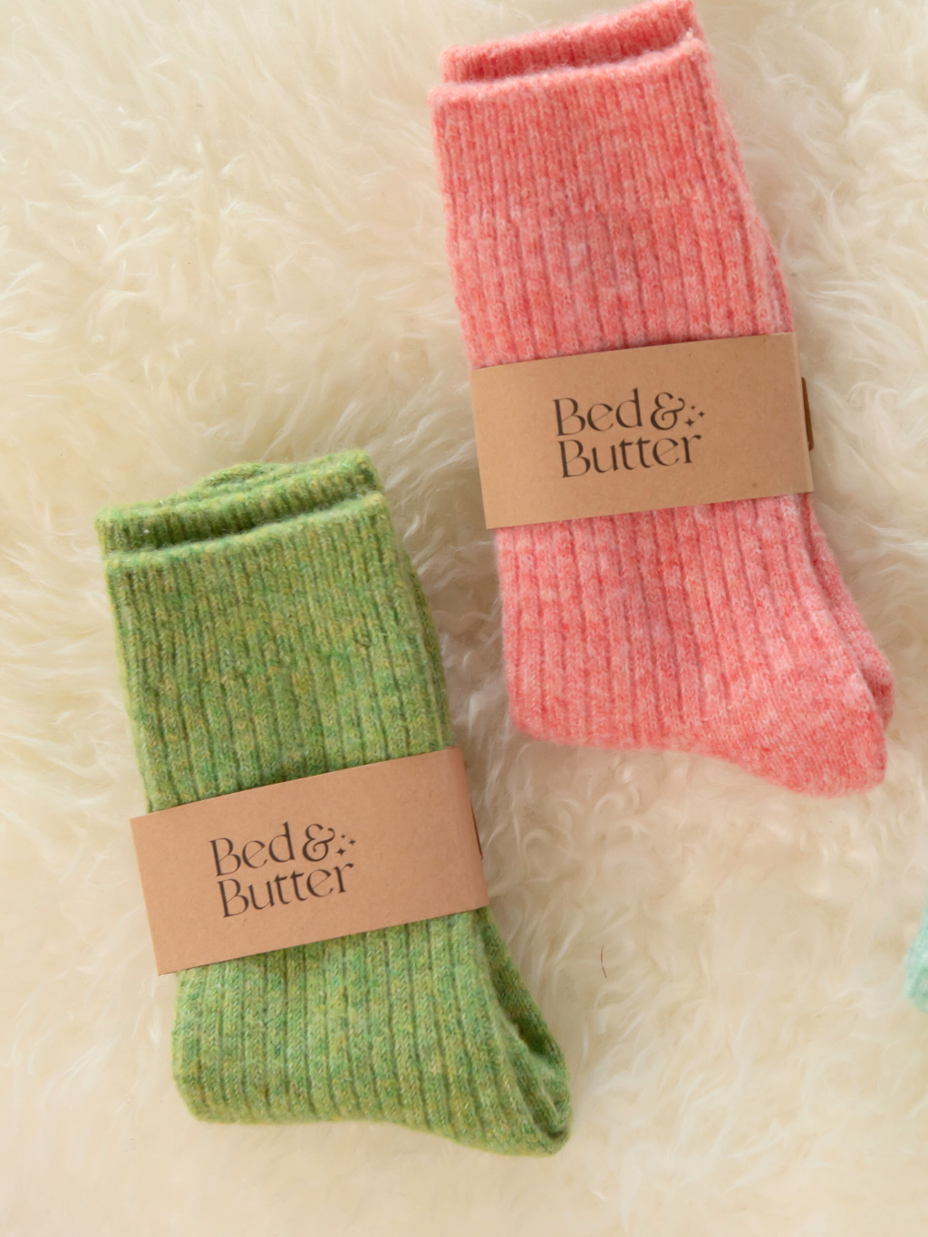 THE COMFIEST SOCKS - LIGHT RED S/M