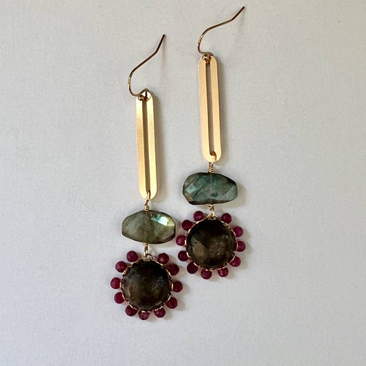 ALANA NATURAL STONE DROP EARRINGS