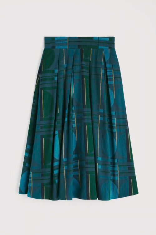 INTERWEAVING SKIRT - PICROUS JACQUARD