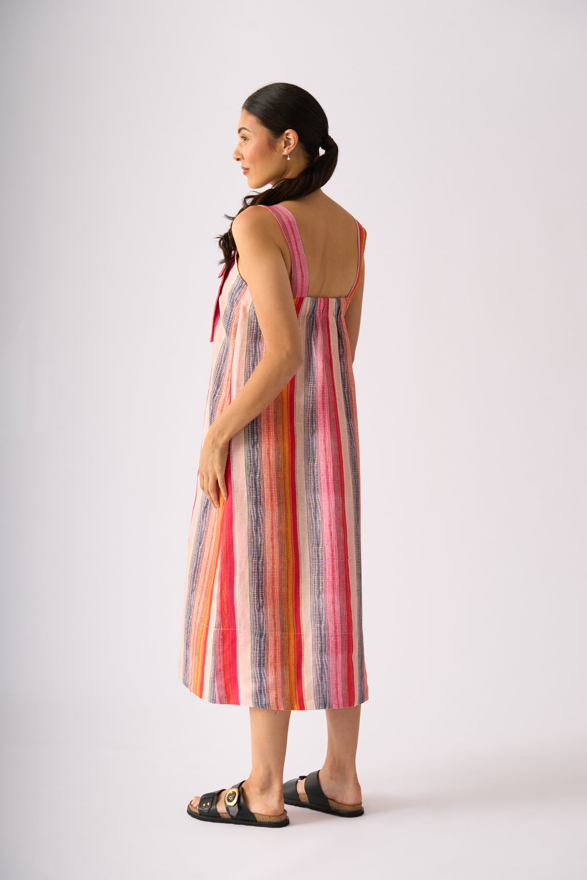 WHY KNOT DRESS - SUNSET STRIPE