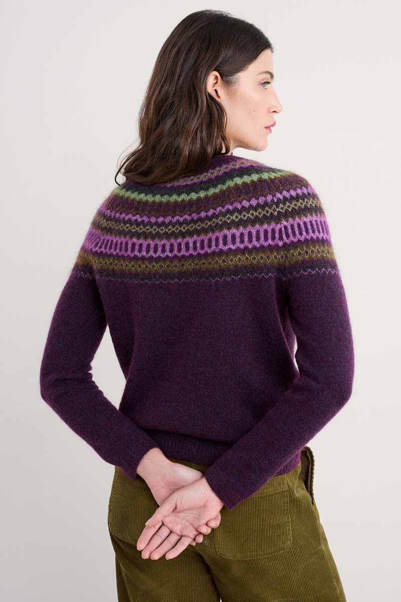 ANNIK JUMPER - MODERNIST GRAPE OAK MIX