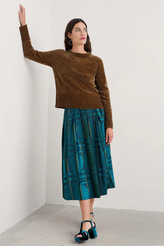 INTERWEAVING SKIRT - PICROUS JACQUARD
