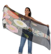 THE ARTIST’S LABEL SCARF - SILK - ICELAND POPPIES