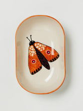 Load image into Gallery viewer, MOTH PARTY DISH OVAL - ORANGE