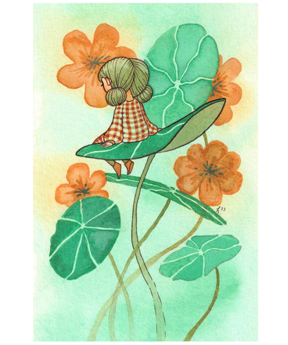 Nasturtiums - A5 Print