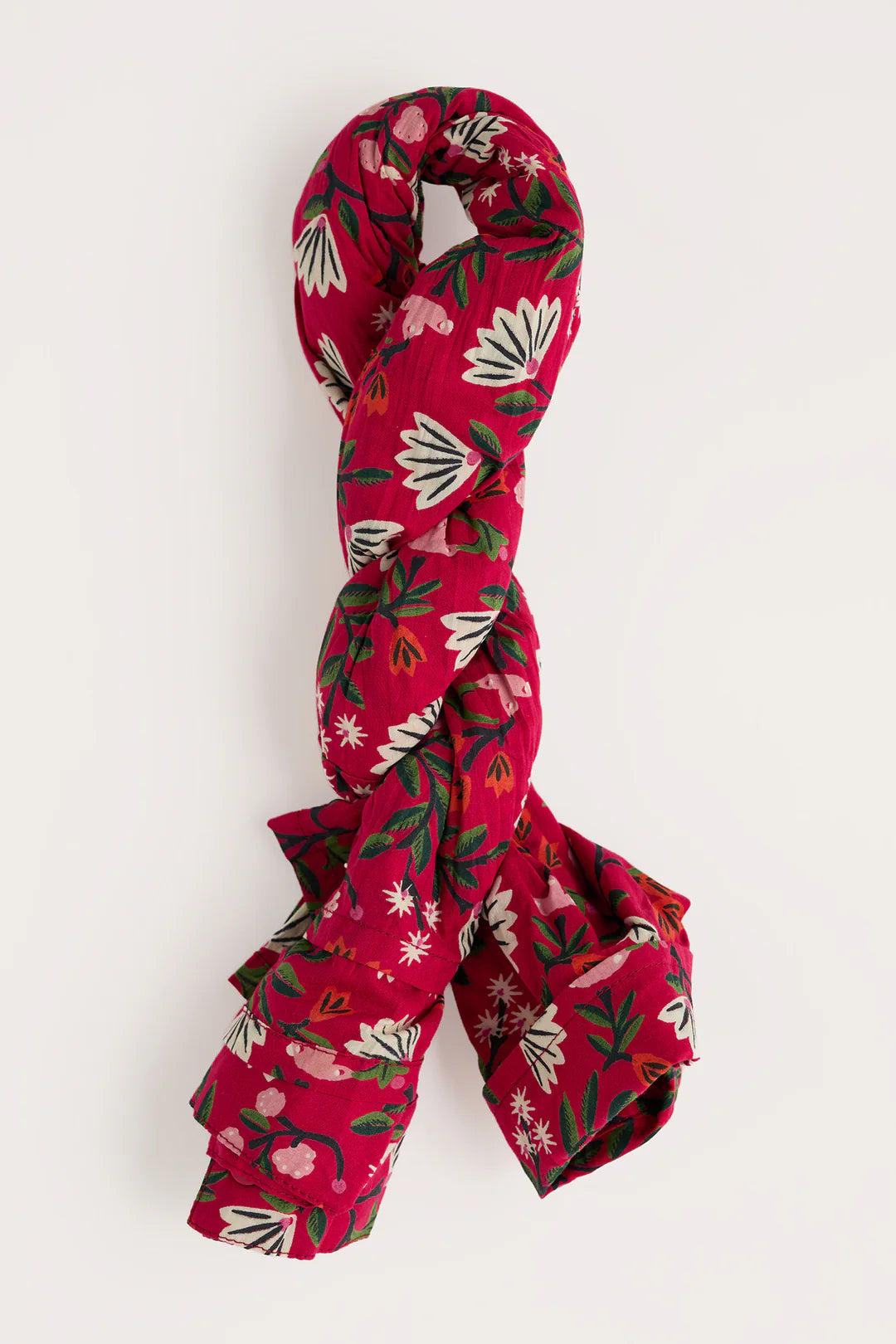 LARISSA SHIRT - WINTER WILDFLOWER CARMINE