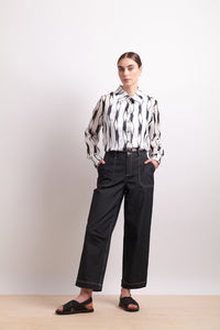 SOFT FOCUS SHIRT - LIQUORICE
