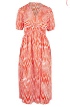 Load image into Gallery viewer, STRIKE IT LUCKY DRESS - MANDARIN SPOT