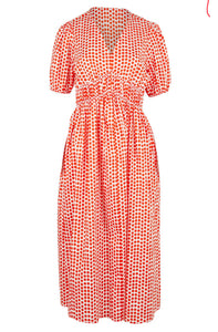 STRIKE IT LUCKY DRESS - MANDARIN SPOT