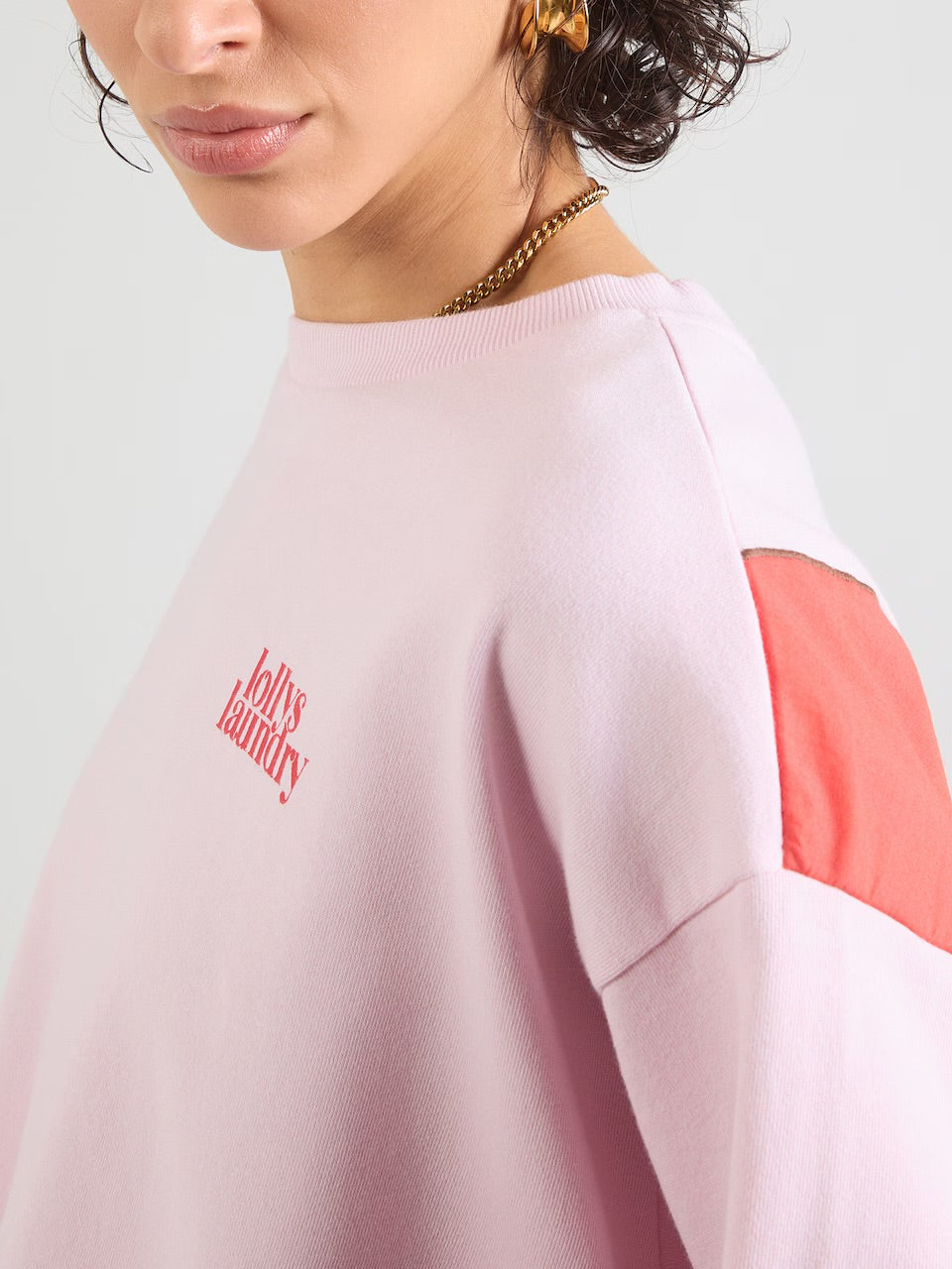 SYDNEY SUNSET SWEATSHIRT - LIGHT PINK