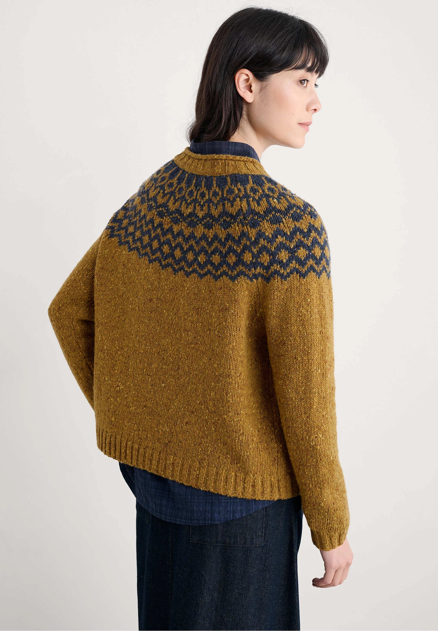 PORT KINNIS MERINO JUMPER - WAG TAIL MARSHLAND MARITIME