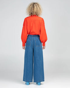 CLEMENTINE SHIRT - POPPY RED